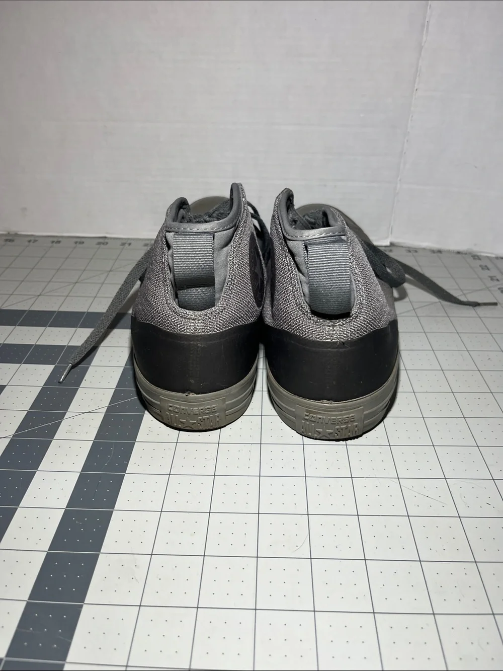 Converse Gray High-Top Canvas Sneakers